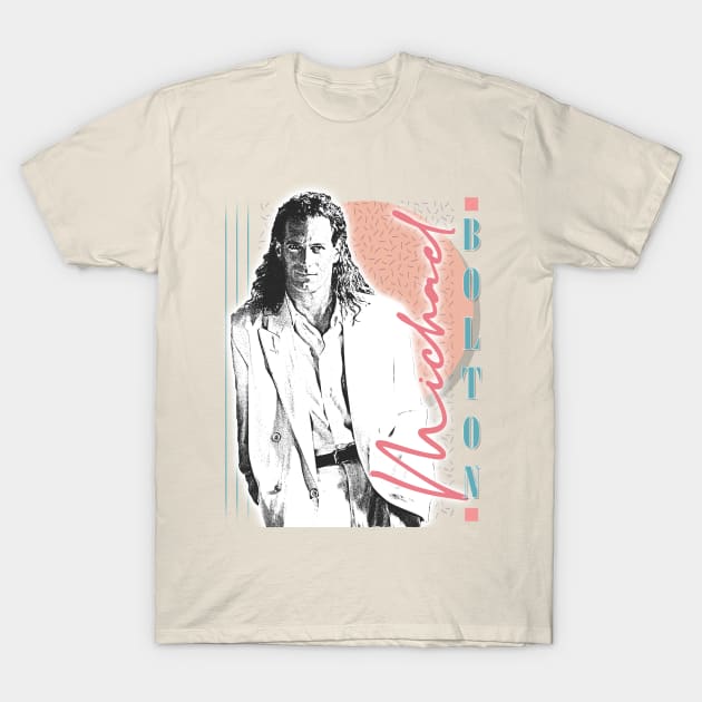 Michael Bolton / 90s Aesthetic Fan Design T-Shirt by DankFutura